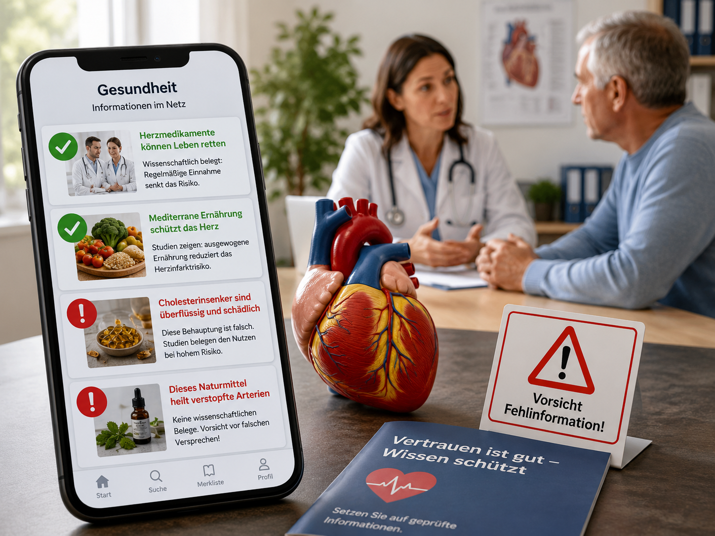 Featured image for “Gesundheit im Internet: Wie Patienten Desinformation erkennen können”