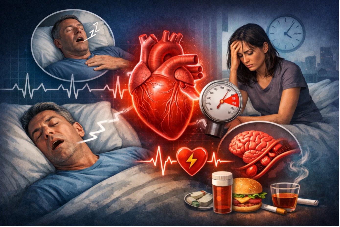 Featured image for “Schlafstörungen und Herzgesundheit – ein unterschätzter Zusammenhang”
