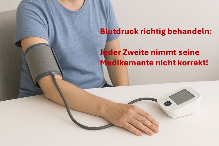 Featured image for “Bluthochdruck: Jeder Zweite nimmt seine Medikamente nicht korrekt ein”