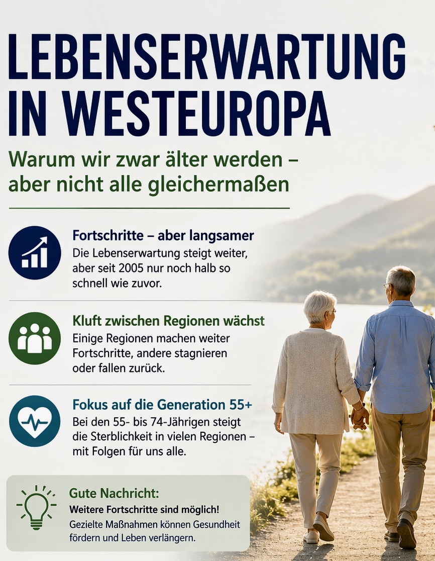 Featured image for “Lebenserwartung in Westeuropa: Warum sich die Unterschiede wieder vergrößern”