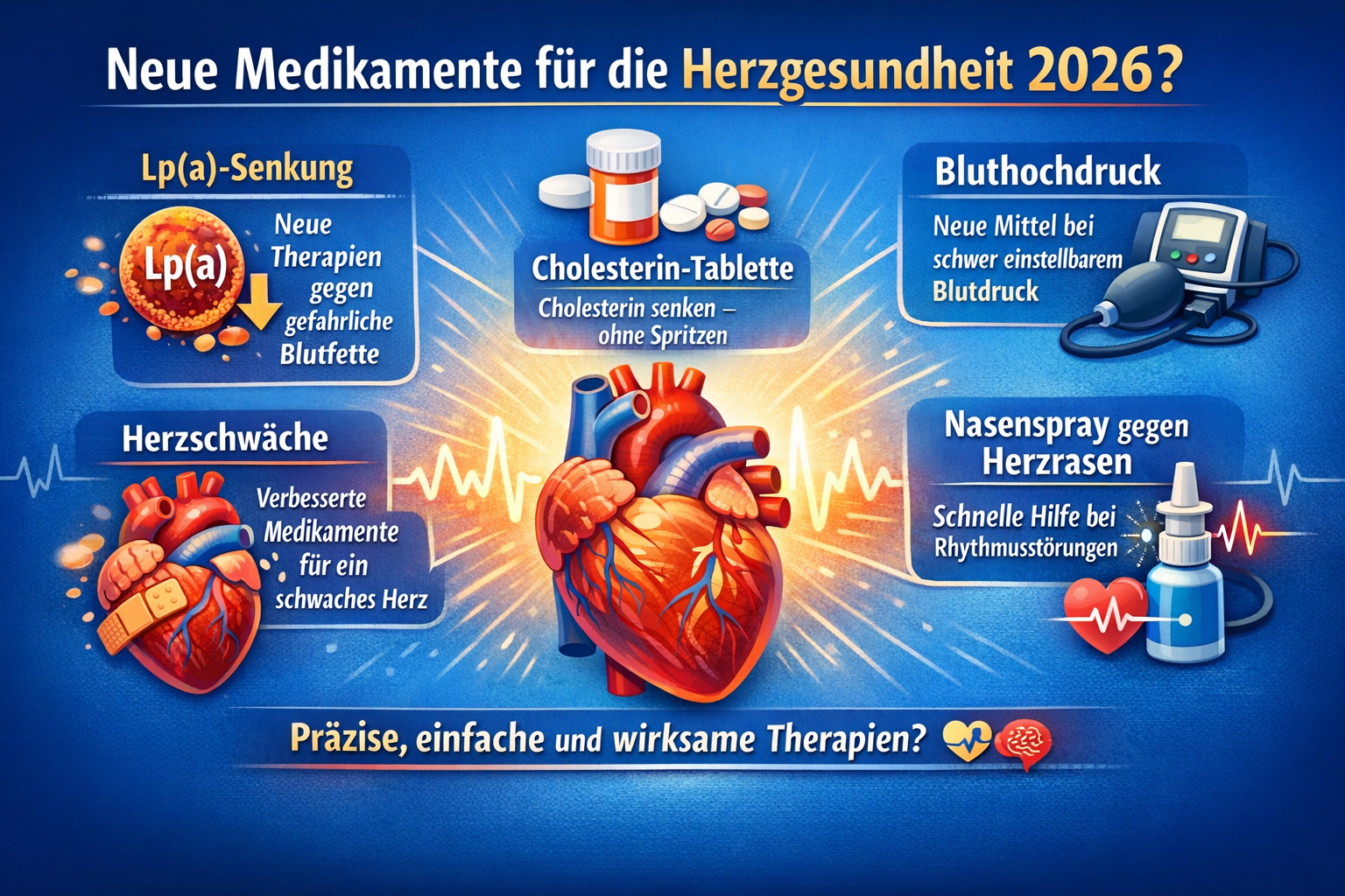 Featured image for “Welche wichtigen Game-Changer-Medikamente sind 2026 für die Herzmedizin zu erwarten?”
