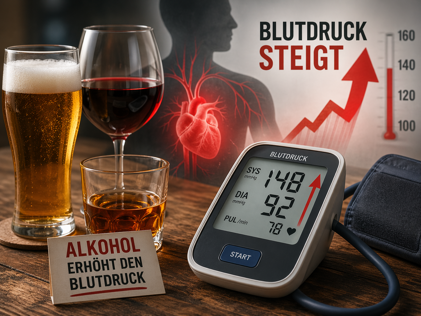 Featured image for “Blutdruck nach Änderungen eines leichten bis mäßigen Alkoholkonsums bei Frauen und Männern”