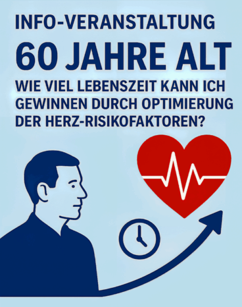 Featured image for “60 Jahre alt – Wieviel Lebenszeit kann ich durch Optimierung der Herz-Risikofaktoren gewinnen!”